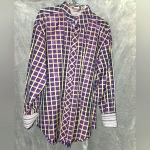 🍇🍍🍇Men's Robert Graham Long Sleeve Shirt; Size: 2XL🍇🍍🍇